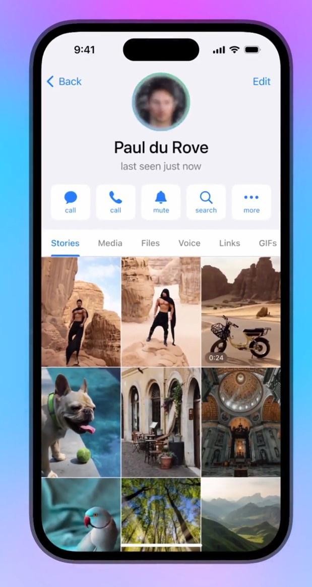 Telegram下月将推出故事功能：可精确指定受众最短6小时后删除